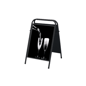 EASY SIGN GATUPRATARE 50x70 svart