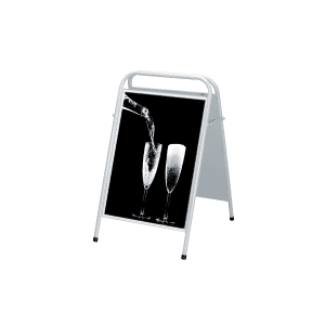 EASY SIGN GATUPRATARE 50x70 vit