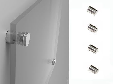 Skyltfäste i rostfritt, 13mm i diam, 4-pack