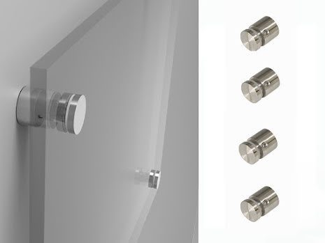 Skyltfäste i rostfritt stål 18mm i diam, 4-pack