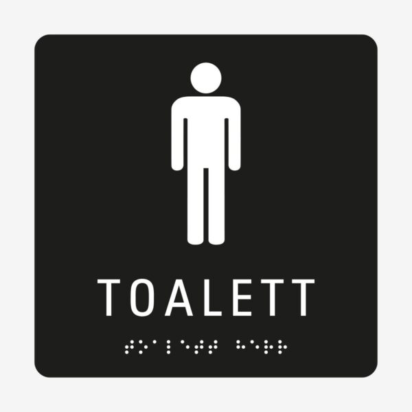 Herrtoalett_taktil_skylt_svart