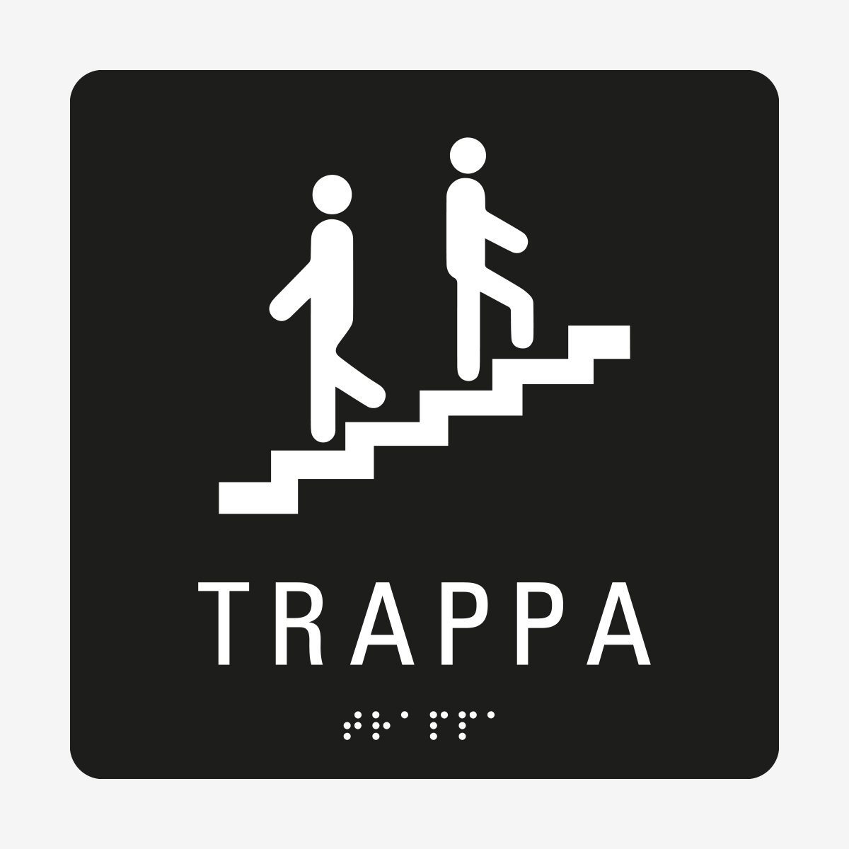 Trappa_taktil_skylt_svart