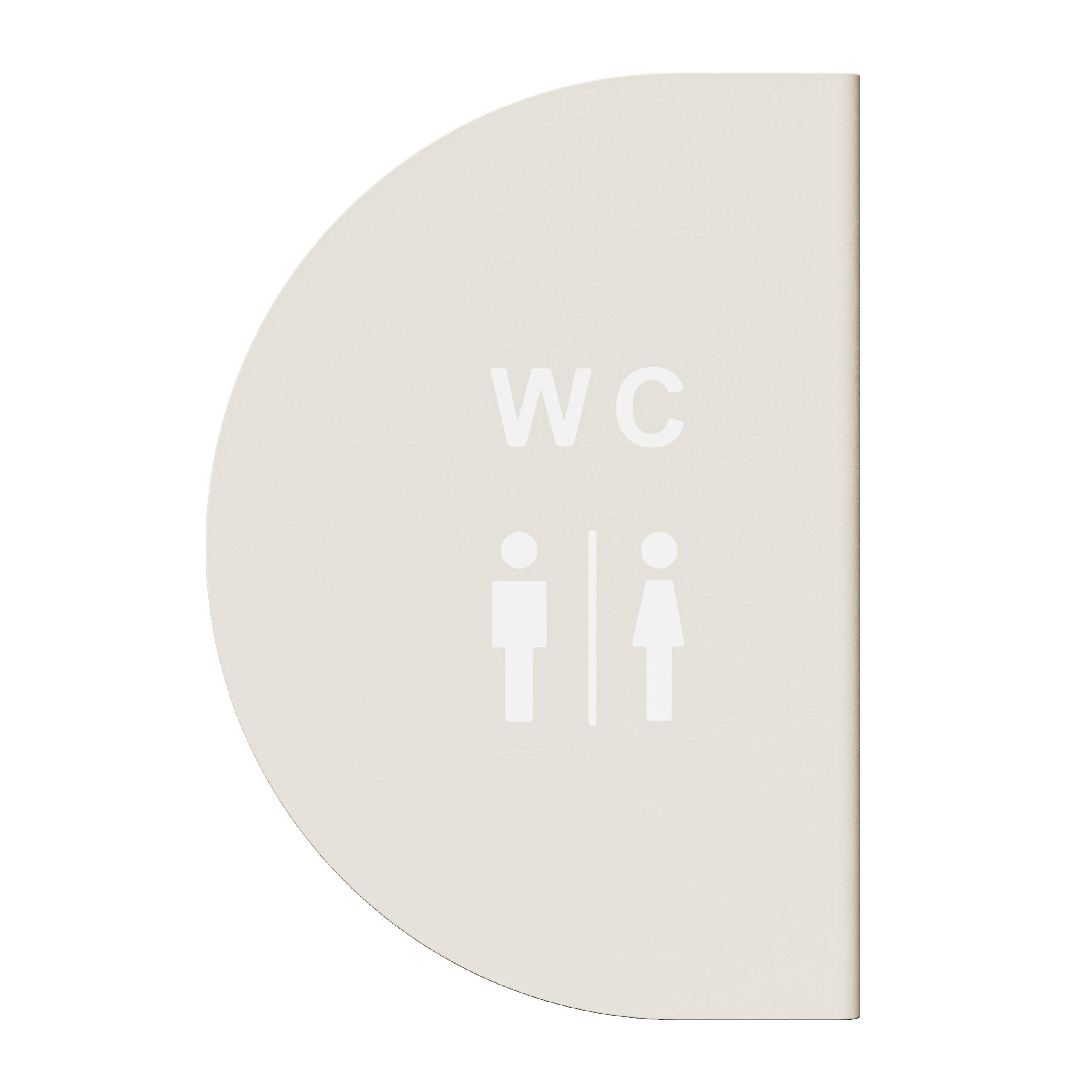 Torwall 300 - Rundad, Beige