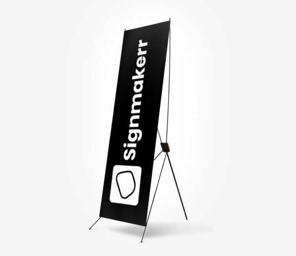 X-mas Banner 60 x 160 cm - Exponeringsställ