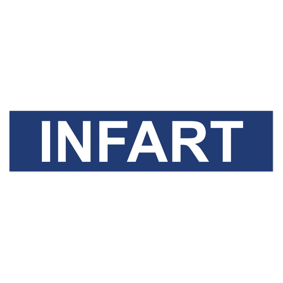 Infart-skylten har storleken 650x150mm och tillverkas i materialet Aluminium 0.7mm. Denna standardskylt kan anpassas så att du kan skapa din egen version av skylten.